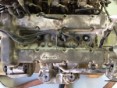 Complessivo motore Dino Ferrari prima del restauro