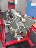 Basamento motore completamente restaurato
